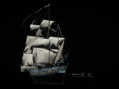 Sail Boat 3D model