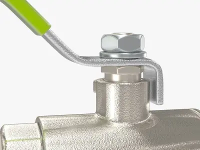 Valve ball 3D model purchase