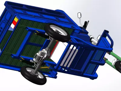 Electric Cargo Tricycle 3D model