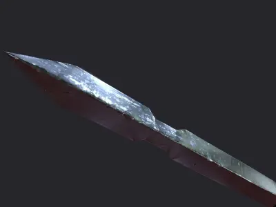 Fantasy Stylish Weapon- Dan Sword Low-poly 3D model