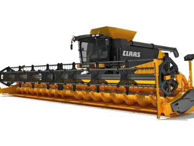 Claas Lexion Combine Harvester 3D model