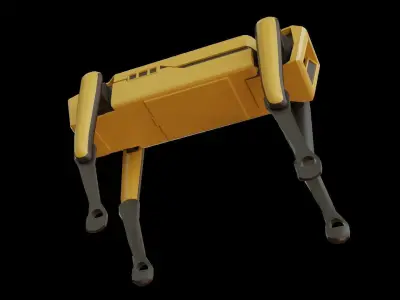 Spot Robot Dog Free 3D model