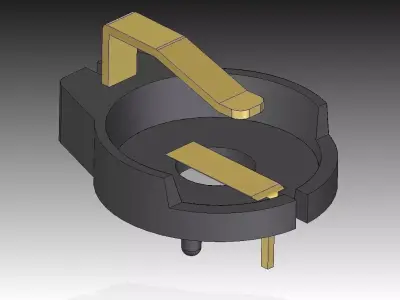 iButton Holder Free 3D model
