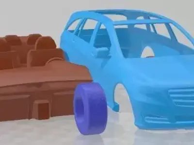 Mercedes Benz R Class 2011 Printable Car  3D print model