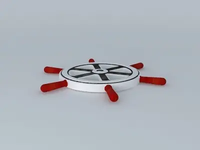 Steering wheel UFSC 3D model