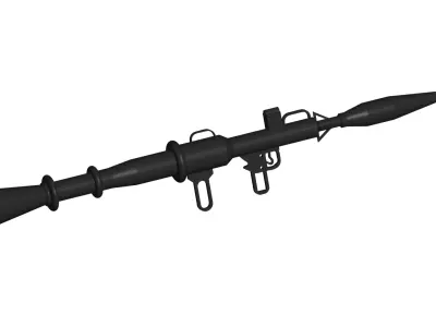 RPG 7 propelled grenade launcher 3D model