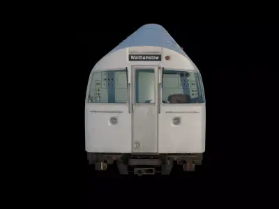 Modern Subway Train Car  3D model
