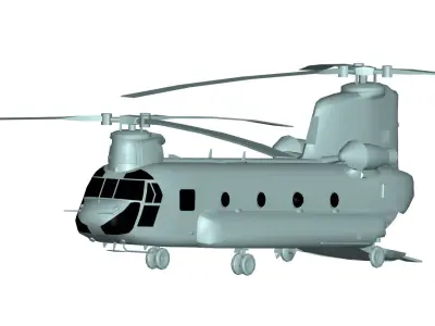 Boeing CH-47 Chinook 3D model purchase