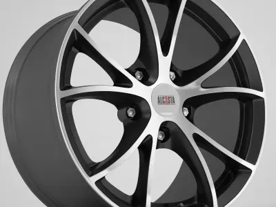 Alcasta wheel rims 3D model
