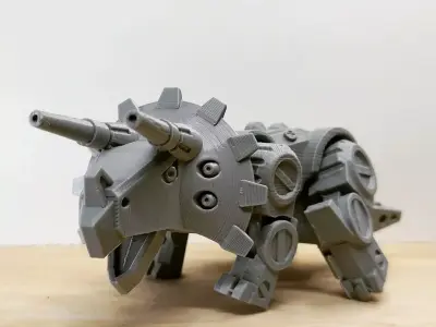 Mechanical Triceratops 3D model