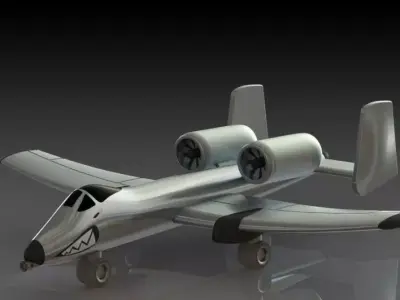 A 10 Thunderbolt Free 3D print model