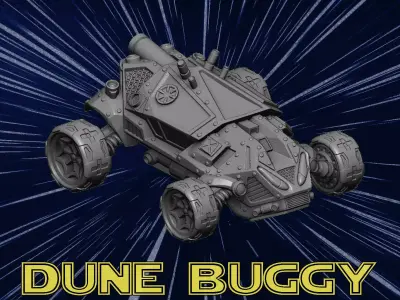 Dune buggy 3D print model