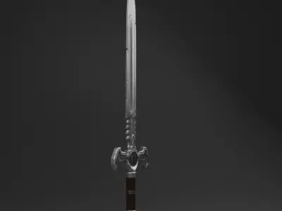 Game ready Sword low-poly Low-poly 3D model