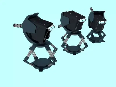 Tower defense 3D model