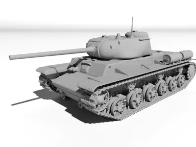 Tank KV-85 for 3D print 3D print model