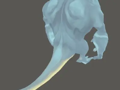 Water Creature Low-poly 3D model