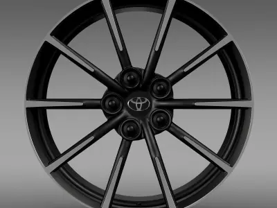 Toyota 86 G rim 3D model