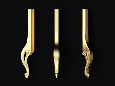 leg High quality 3d models for processing on a cnc machine 3D model