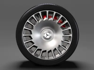 Mercedes Benz Maybach 2017 wheel 3D model