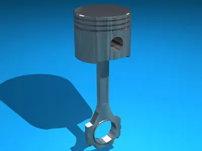Piston 3D model get