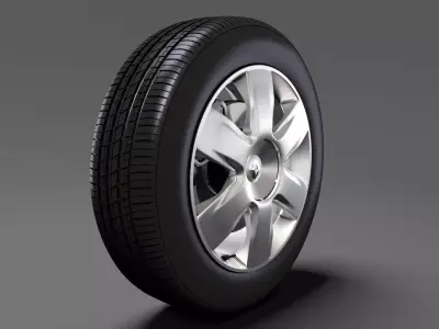 Renault Kangoo wheel 2017 3D model