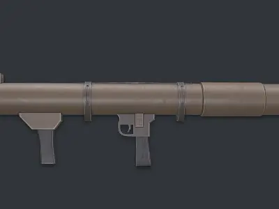 Rocket Launcher Game Ready 10 Low-poly 3D model