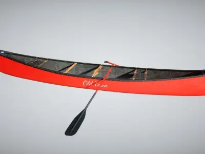 Canoe 3D model