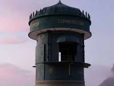 Victorian Kiosk 3D model
