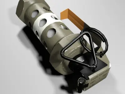 M84 Stun Grenade Low-poly 3D model buy