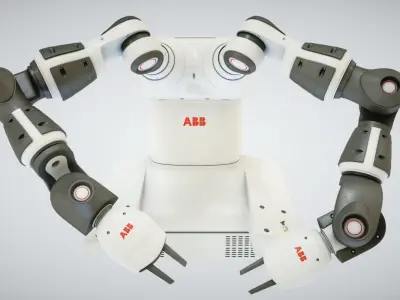 Robot Yumi Low-poly 3D model