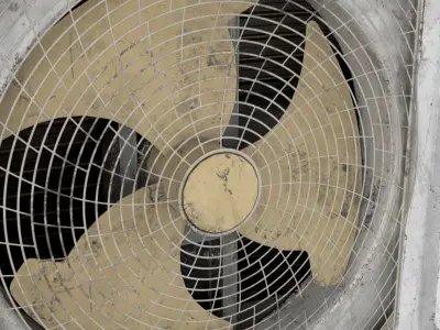 Air conditioner Low-poly 3D model 3