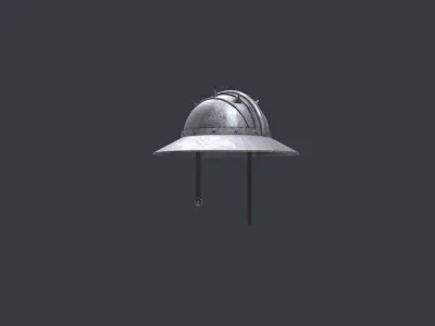 Medieval Helmet Low-poly 3D model