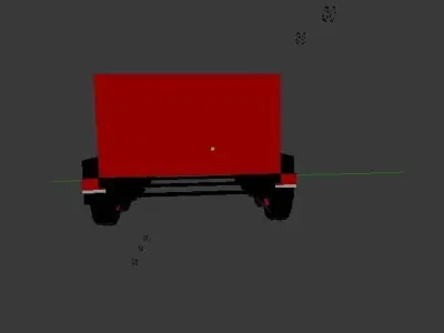 Custom 24 foot dump trailer Free 3D model