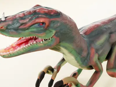 dinosaur 3d model t - rex Low-poly 3D model
