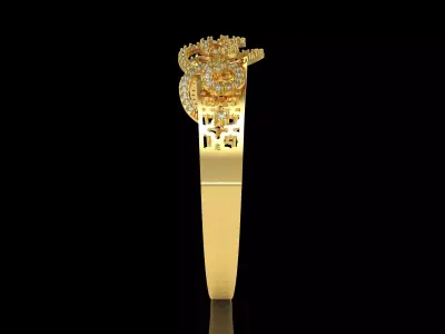 Art Deco Bracelet 40 3D print model