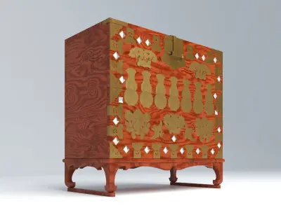 KOREAN BANDAJI CHEST 3D model
