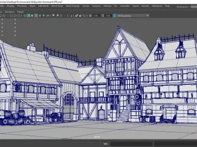 3D Model of Medieval House 3D model
