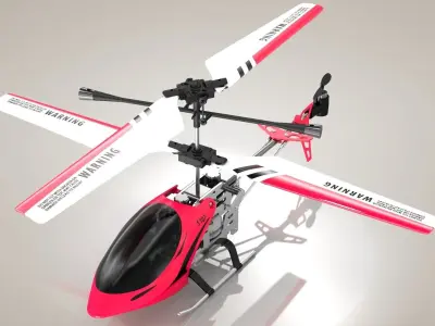Helicopter Toy 3D model