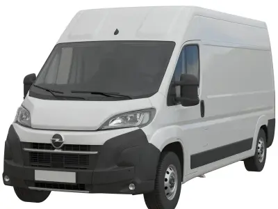 2024 Opel Movano  L3H2 Detailed interior 3D model