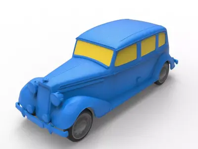 Humber 1945 Classic Car 3D print model