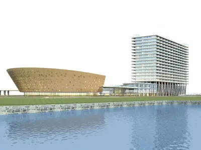 Office Building 3D model 116