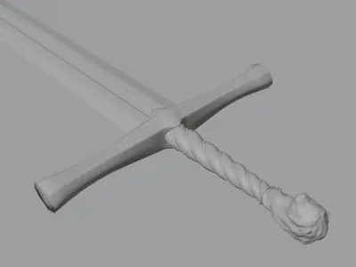 Lion Sword Low-poly 3D model