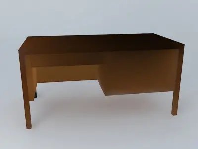Office table 3D model purchase