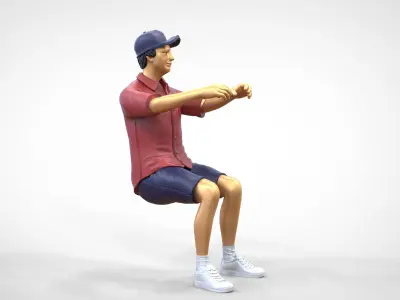 N3 Captain or Van Driver or tourist Boat driver 3D print model