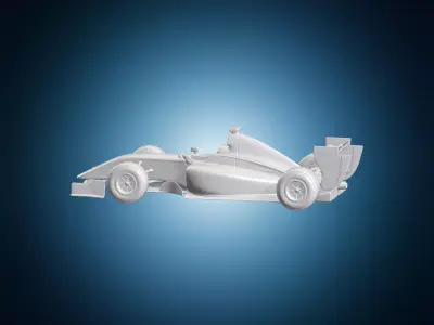 F1 Racing Car 3D print model