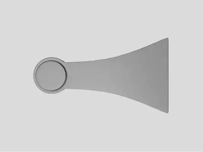 Hoe - Geometry Only No Textures No Materials 3D model