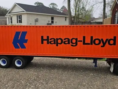 1 14 Scale RC Truck Trailer and Container Box 3d print 3D print model