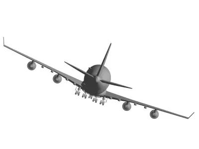 boeing 747 dreamlifter 3D model purchase