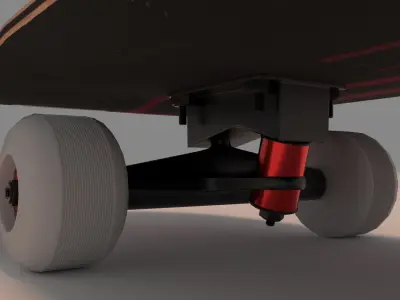 Squid Game Tv Series Skateboard 3D model