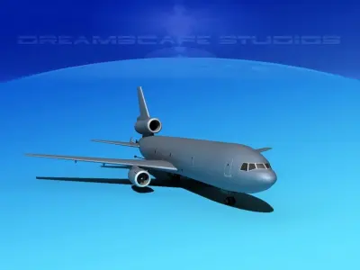 McDonnell Douglas KC-10 Unmarked 3D model